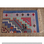 Handmade Rug for Coffee Table - Blue