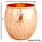 Prisha India Craft Hammered mug  Set of 2