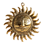 Metal Sun Wall Hanging for Home Decor | Surya Wall Decor for Entrance & Pooja Room, BH11673