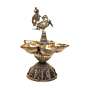 Brass Peacock Diya for Puja, Home Temple & Diwali Decor BH11966