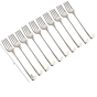 Prisha India Craft Stainless Steel Cutlery Fork  Length 7 Inch  Set of 10