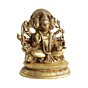 Brass Hanuman Idol for Home & Pooja Room | Heavy Brass Bajrangbali Murti, BH11894