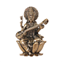 Small Goddess Saraswati Murti for Pooja, Study Table & Office Desk BH11980