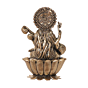 Small Goddess Saraswati Murti for Pooja, Study Table & Office Desk BH11980