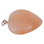 Peach Aventurine Heart Pendant for Reiki Healing