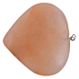 Peach Aventurine Heart Pendant for Reiki Healing