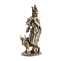 Brass Krishna Idol | Lord Krishna Brass Murti for Home Temple & Pooja Decor, BH11880