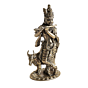 Brass Krishna Idol | Lord Krishna Brass Murti for Home Temple & Pooja Decor, BH11880