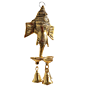 Metal Ganesha Wall Hanging for Home Decor | Decorative Ganpati Wall Art | Pooja Room & Entrance Wall Decor, BH11630