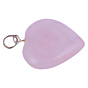 Rose Quartz Heart Pendant for Reiki Healing