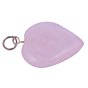 Rose Quartz Heart Pendant for Reiki Healing