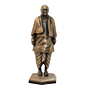 Zinc Statue of Unity Idol Showpiece for Home Decor & Gift, BH12413