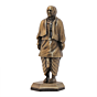 Zinc Statue of Unity Idol Showpiece for Home Decor & Gift, BH12413