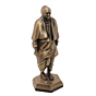 Zinc Statue of Unity Idol Showpiece for Home Decor & Gift, BH12413