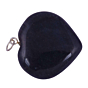 Black Turmoline Heart Pendant for Reiki Healing