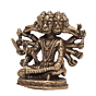 Mini Brass Panchmukhi Hanuman Idol for Protection, Pooja & Gift BH12451