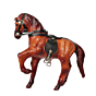 Leather Horse Showpiece for Home Decor Decorative Handmade Leather Horse Statue BH11854