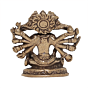 Mini Brass Panchmukhi Hanuman Idol for Protection, Pooja & Gift BH12451