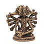 Mini Brass Panchmukhi Hanuman Idol for Protection, Pooja & Gift BH12451