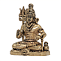 Mini Brass Shiv Ji Idol for Home Temple, Pooja & Gift BH12457