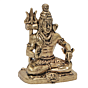 Mini Brass Shiv Ji Idol for Home Temple, Pooja & Gift BH12457