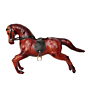 Large Leather Horse Showpiece for Home Decor Handmade Decorative Leather Horse Statue BH11857