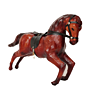Large Leather Horse Showpiece for Home Decor Handmade Decorative Leather Horse Statue BH11857