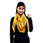 Eri Silk Printed Scarf | Yellow | 1.1 Meter