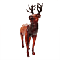 Elegant Deer Figurine for Living Room, Office Table & Showcase BH11858