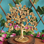 Brass Kalpavriksha Tree Idol | Divine Wish Fulfilling Tree Showpiece for Home Decor BH11215