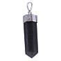 Handmade Black Tourmaline Pencil Pendant for Reiki Healing