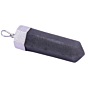 Handmade Black Tourmaline Pencil Pendant for Reiki Healing