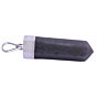 Handmade Black Tourmaline Pencil Pendant for Reiki Healing