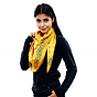 Eri Silk Printed Scarf | Yellow | 1.1 Meter