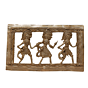Brass Bastar Art Frame Handcrafted Tribal Wall Decor Showpiece for Home & Office BH11938