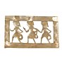 Brass Bastar Art Frame Handcrafted Tribal Wall Decor Showpiece for Home & Office BH11938