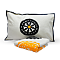 Handloom Applique Work Bedsheet Size | White