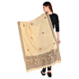 AWWRAT Madhubani  Hand Painted Womens Dupatta 