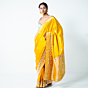 Devshree  Yellow Banarasi Saree for Women