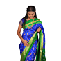 Pochampally Ikat Checks Pattern Saree