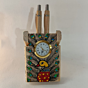 Peacock Painting Pen Stand