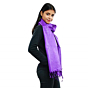 Pure Handloom Tasar Silk Dyed Stole | Purple