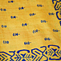 Eri Silk Printed Scarf | Yellow | 1.1 Meter