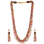  Multi Layered Crystal Beads Necklace
