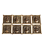 Brass Ashtalakshmi Wall Hanging | Long Brass Laxmi Mata Wall Decor for Home & Temple, BH11284