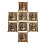 Brass Ashtalakshmi Wall Hanging | Long Brass Laxmi Mata Wall Decor for Home & Temple, BH11284