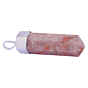 Handmade Sunstone Pencil Pendant for Reiki Healing