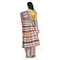 Tasar Dobby Silk Printed Saree | Multicolour