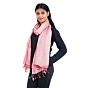 Silk Handloom Stole | Pink