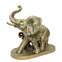 Brass Elephant Showpiece | Large Heavy Brass Elephant Statue for Home & Office Decor BH11840